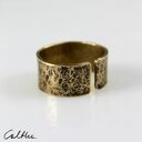 Kamień - mosiężna obrączka - różne rozmiary (2000 -17) III