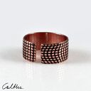 Kratka - miedziana obrączka - różne rozmiary (2201 -06) III