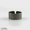 Płótno - srebrna obrączka - różne rozmiary (1900 34) III