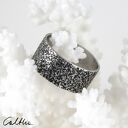 Piasek - metalowa obrączka (rozm. 18) (1504 -02) ooak