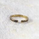 Nieregularna - rozm. S, M, L - mosiężna obrączka (2000 -02) outlet