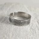 Kamień - srebrna obrączka - rozm. S (2000 -21) outlet