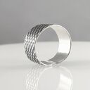 Rybia łuska - srebrna obrączka - różne rozmiary (1300 -06) III