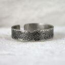 Kamień - srebrna obrączka - rozm. S (2000 -21) outlet