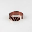 Rybia łuska - miedziana obrączka - rozm. M (1900 -41) outlet