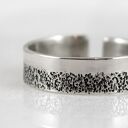 Niebo i ziemia - srebrna obrączka S - ostatnia sztuka (2101 -02) unikat