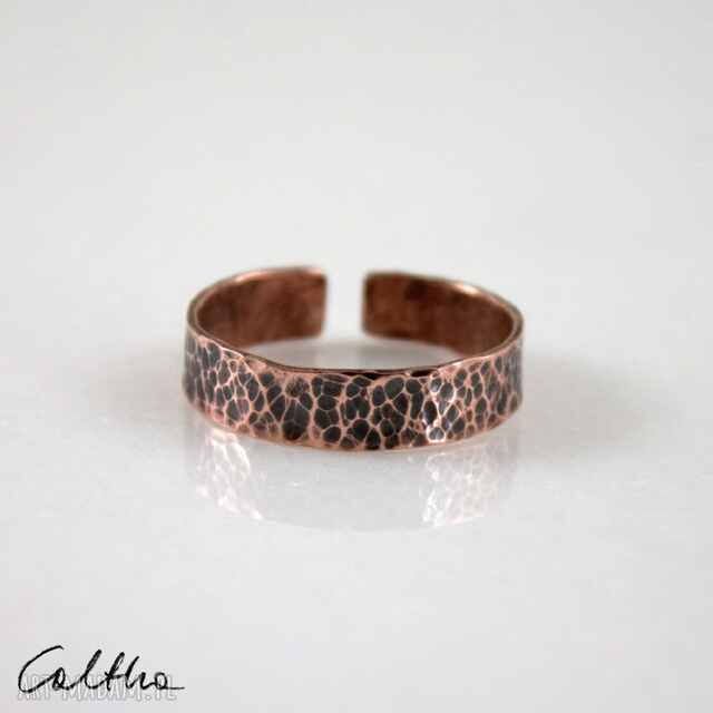 Lawa - miedziana obrączka - różne rozmiary (2000 -28) III