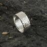 obrączka srebrna - pierścień, srebro 925