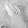 minimalistyczna biżuteria satyna - srebrna obrączka 191020