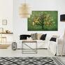 ludesign gallery drzewo do sypialni obraz z drzewem do salonu drukowany na płótnie z abstrakcja