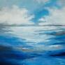 Paulina Lebida morze akrylowy formatu 60/60 cm obraz kwadrat