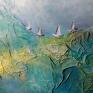 morze akrylowy formatu 40/50 cm - obraz akryl płótno