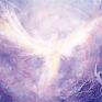 Yenoo anioł ezoteryczny obraz energetyczny - anielski kontakt - wydruk na malowany ręcznie