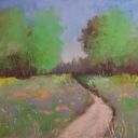 Letnia Łąka - obraz z pastel suchych Pauliny Lebidy