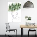 obraz - plakat w głowie mam las 50x70 cm