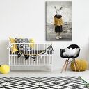 Nowoczesny obraz na płótnie 80x120 cm Panna Klępa - grafika dla dziecka