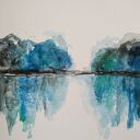 ABSTRAKCJE-dwie prace formatu 28,2/21 cm