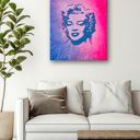 Marilyn Monroe Pop Art - obraz z efektem holo 40x50 cm ręcznie malowany