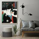Plakat Samuraj 50x70 cm B2: azjatycki akcent do Twojego wnętrza
