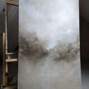 Duży obraz abstrakcja w neutralnych beżach i bieli XXL 150x90 cm