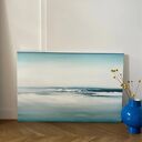 Ręcznie malowany obraz morza 60x90 cm - abstrakcyjny pejzaż
