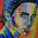 Portret olejny Paula Atrydy (Diuna) - obraz do nowoczesnego wnętrza