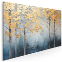 Obraz na płótnie - LAS ABSTRAKCJA ART - DECO - 120x80 cm (103801)