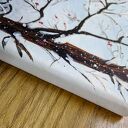 KLASYCZNY PEJZAŻ ZIMOWY W NOWOCZESNYM WYDANIU MALOWANY NA PŁÓTNIE -"W BIAŁEJ CISZY"