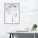 Eterna II - kobieta, rysunek ręcznie wykonany (50x70 cm)