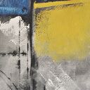 Nowoczesny obraz abstrakcyjny Due - ręcznie malowany akrylem na płótnie 80x120 cm
