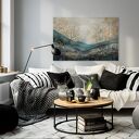 Obraz do salonu - ZŁOTE DRZEWA I KSIĘŻYC - 70x50 cm (103101)