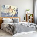 Obraz na płótnie - Mgła Pejzaż Natura Rozmyty 120x80 cm (97001)