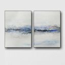 PEJZAŻ - dwie akwarele formatu 32/24cm