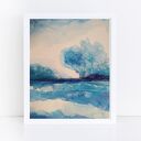 PEJZAŻ ABSTRAKCYJNY - akwarela formtu 18/24 cm