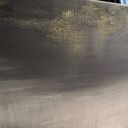 Gold rush 12 - abstrakcja strukturalna z metalicznym blaskiem (80x100 cm)