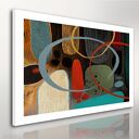 Abstrakcja Kamyki 100x70 - nowoczesny obraz na płótnie 0228 wysyłka w 24