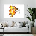obraz - plakat 60x40 cm "kolor magii"