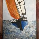 Żaglówka obraz akrylowy 30x40 cm