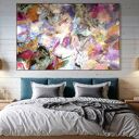 Obraz abstrakcyjny 100x140 cm ręcznie malowany