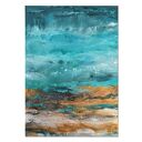 Blue lagoon 10 obraz abstrakcyjny nowoczesna do salonu