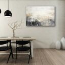 Duży obraz abstrakcyjny na płótnie 120x80 cm - szaro-beżowy loft