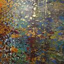 Wspominając Gerharda 8 - abstrakcyjny obraz 80x80 cm z akrylu