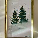 Świąteczne akwarele 10 x 15