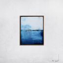 obraz olejny - Błękit paryski XVI (oprawiony w ramę)