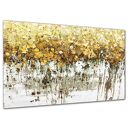 Obraz glamour sypialnia canvas ABSTRAKCJA 1 złote Płatki 120x80 AleObrazy