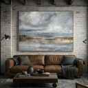 Abstrakcja Natura no. 4 Ręcznie malowany obraz XXL Strukturalny obraz