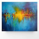 PEJZAŻ ABSTRAKCYJNY - obraz akrylowy formatu 50/60 cm