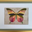Silent Wings - motyl z prawdziwych suszonych kwiatów 30x21 cm