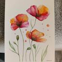 Maki - akwarela 24/18 cm na papierze 300 g/m2 (sygnowana, bez ramy)
