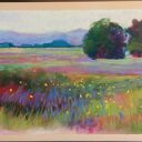 Obraz „Łąka” w pastelach suchych 18x24 cm